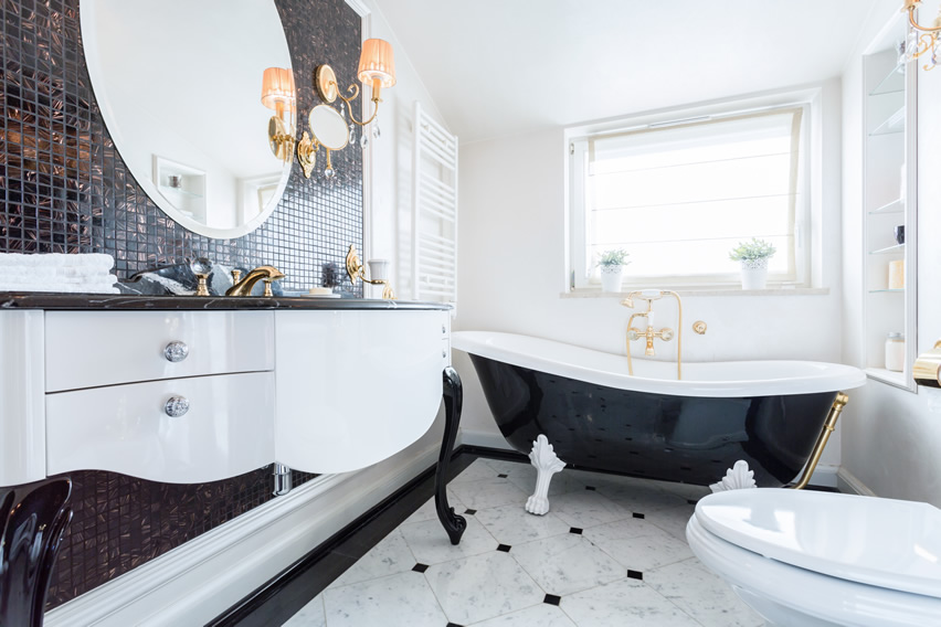 20 Stunning Art Deco Style Bathroom Design Ideas
