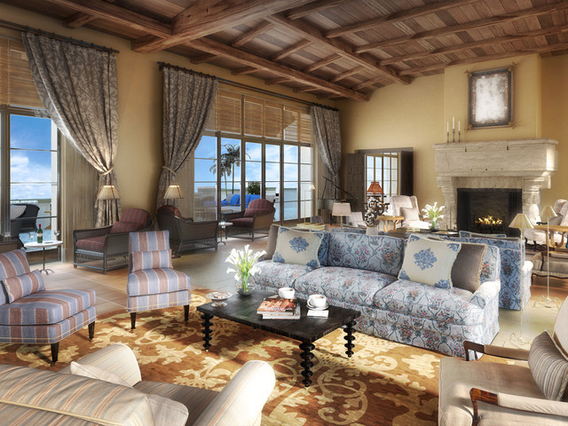 Brighten Up The Home With Mediterranean Living Room Ideas