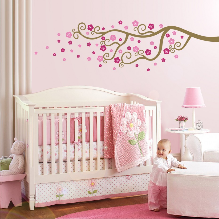 classic-cute-pink-wall-decorations-for-baby-bedrooms