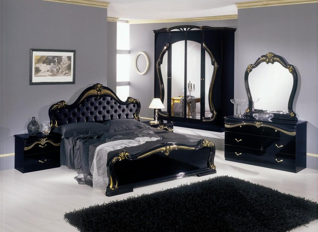 Shapes Black Bedroom Furniture Decor