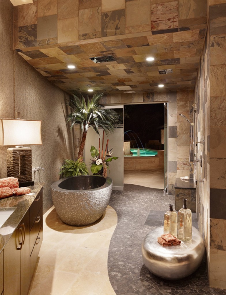 Luxury-bathroom-design-ideas-with-stone-master-bathtub