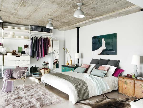 industrial-romance-eclectic-bedroom-interior