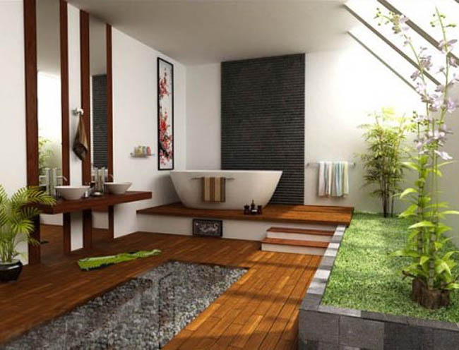 Design Ideas Wood Bathroom Flooring