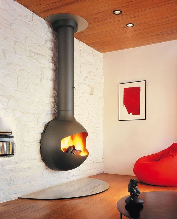 malm stainless steel fireplace