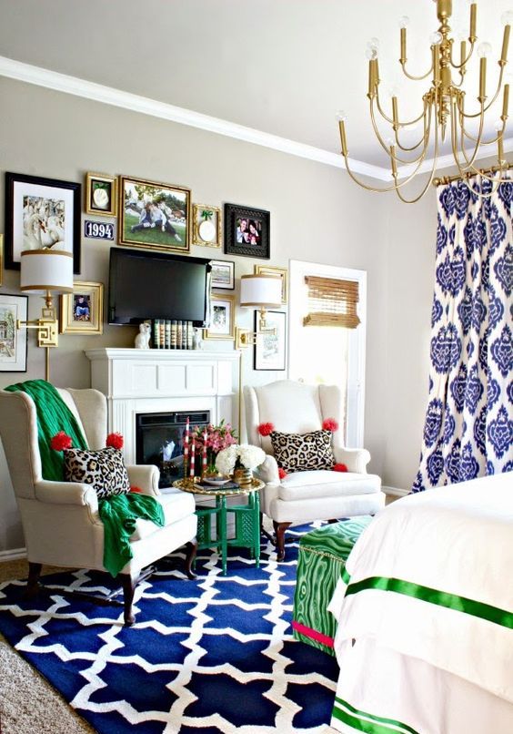 Eclectic Style Master Bedroom