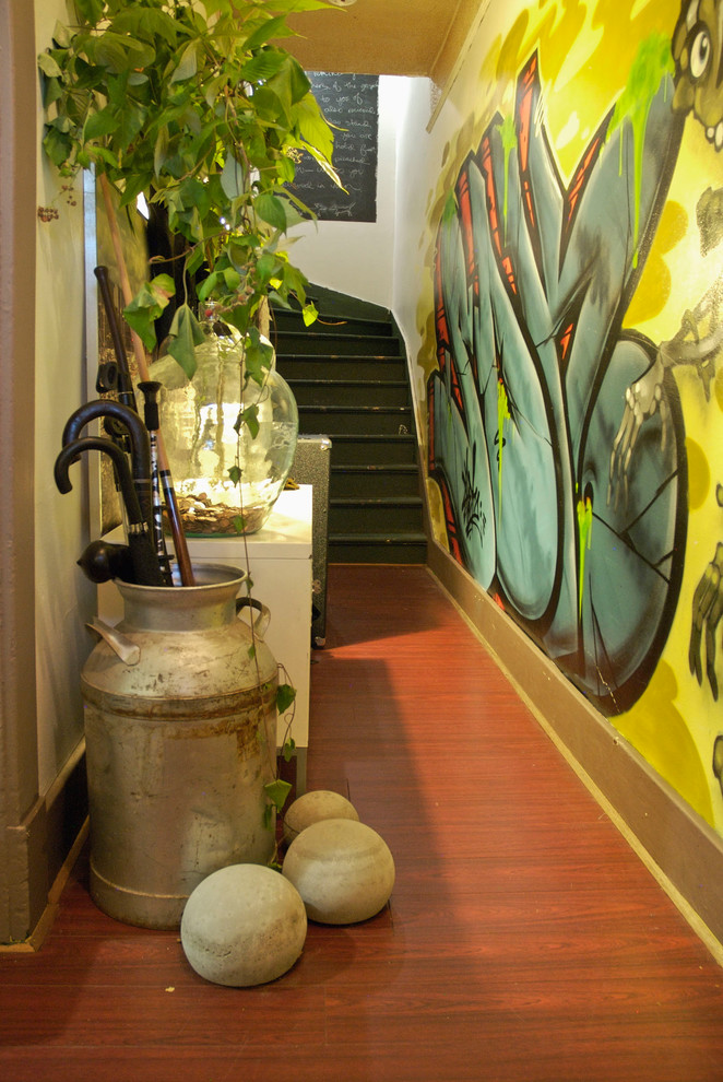 Gallery-in-Entry-Eclectic-design-ideas