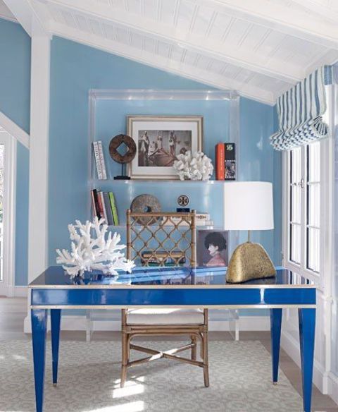 Beach-Inspired Home Office Designs