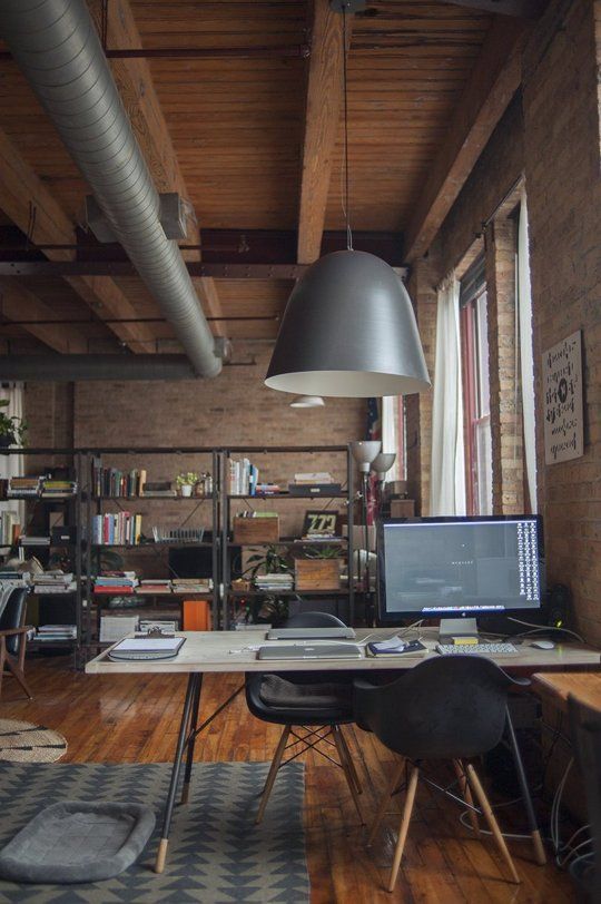 Enchanting-Industrial-Home-Office-Designs-With-modern-home-office