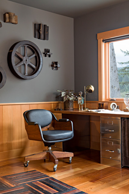 Phenomenal Industrial Home Office Design Ideas
