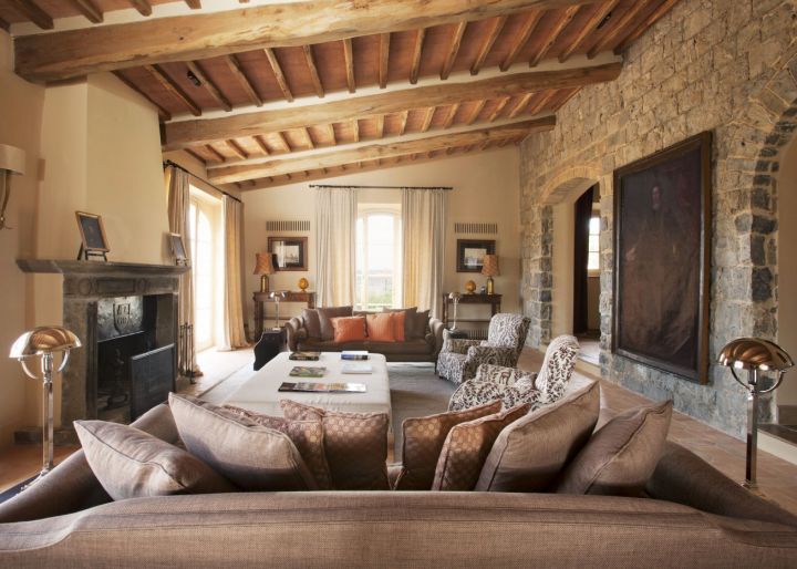 Tuscan Living Room Ideas (9)