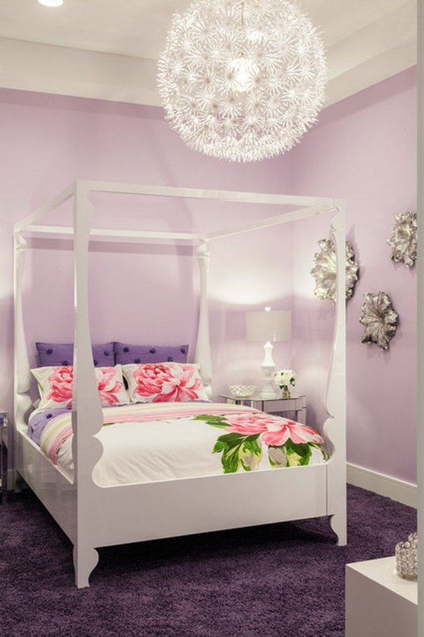 Enchanting Purple Pastel Bedroom