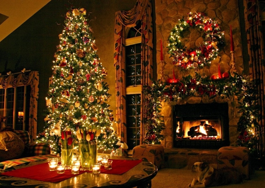 Living Room Christmas Decor Ideas Pinterest