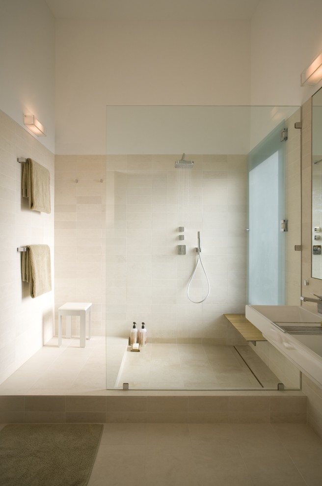 Minimalist Modern Master Bathroom