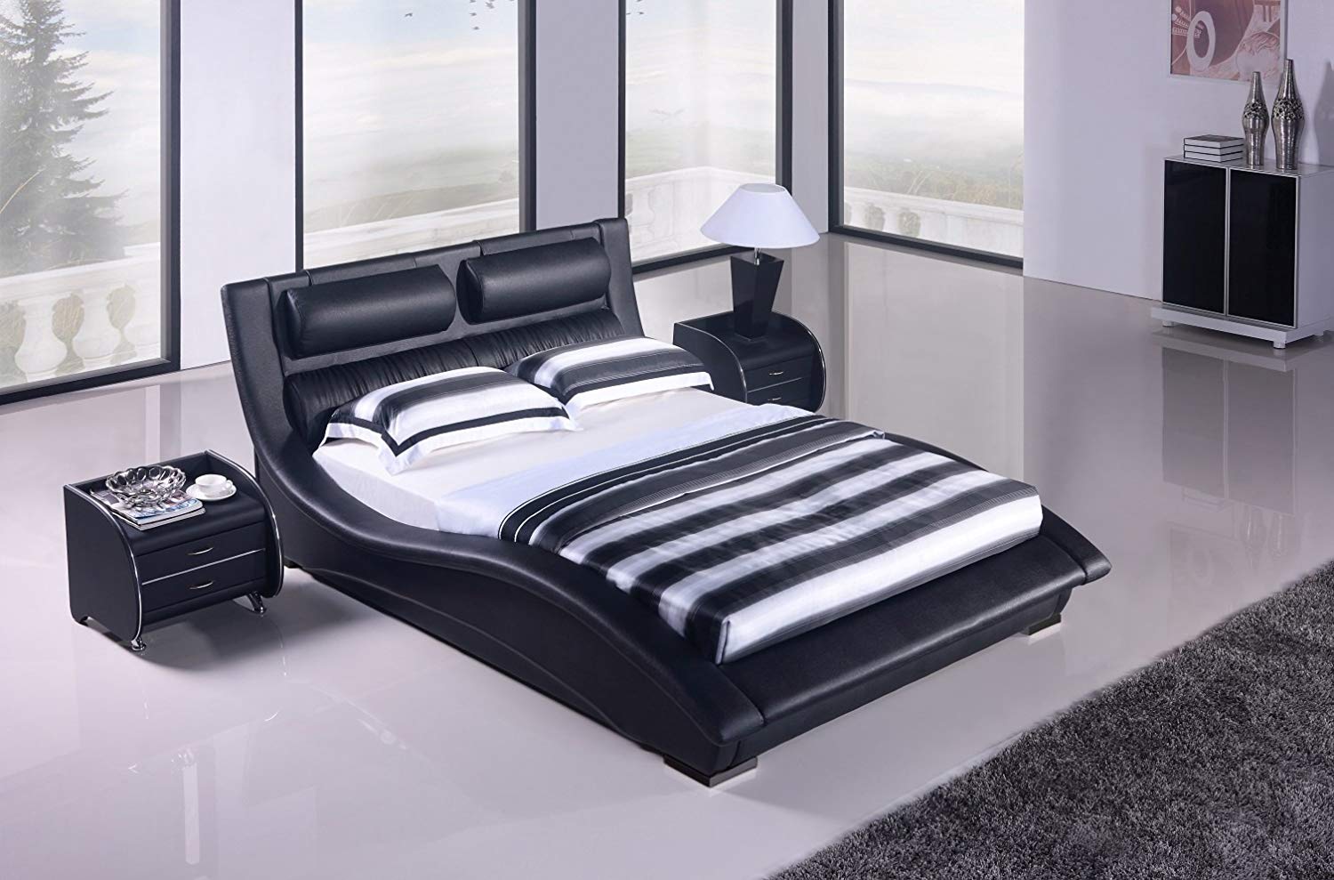 Contemporary Platform Bed (1)