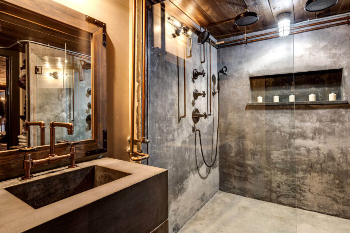 Industrial Loft Bathroom